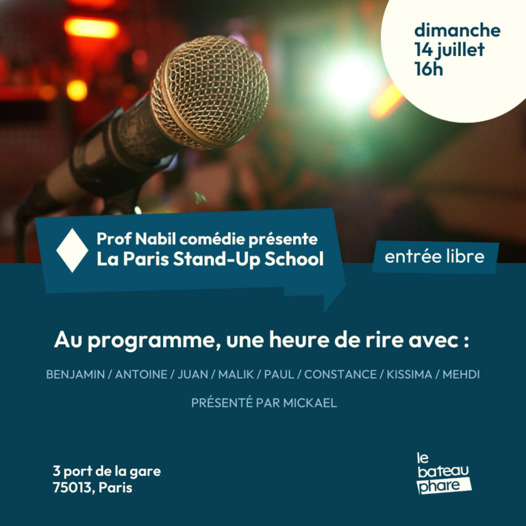 PROF NABIL COMÉDIE PRÉSENTE : LA PARIS STAND-UP SCHOOL
