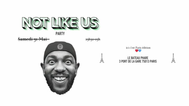 Not Like Us Party // Champions Edition
