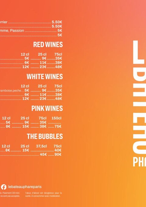 Carte Drinks preview