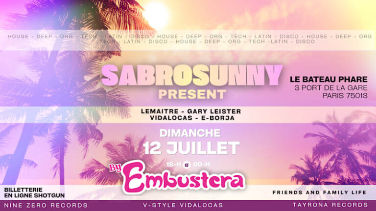 Sabrosunny Sunset : Édition House & Electro Deep