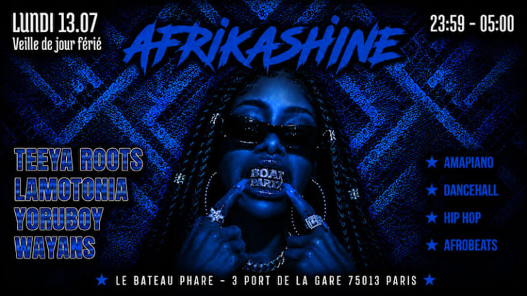 Afrikashine : Afro Boat Party