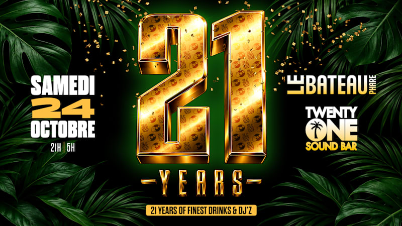 Twenty One Sound Bar // 21 Bday Edition